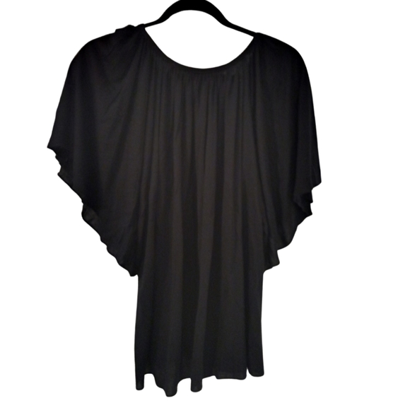 Country Road vintage Black puff sleeve tee in size L - Picture 3 of 7